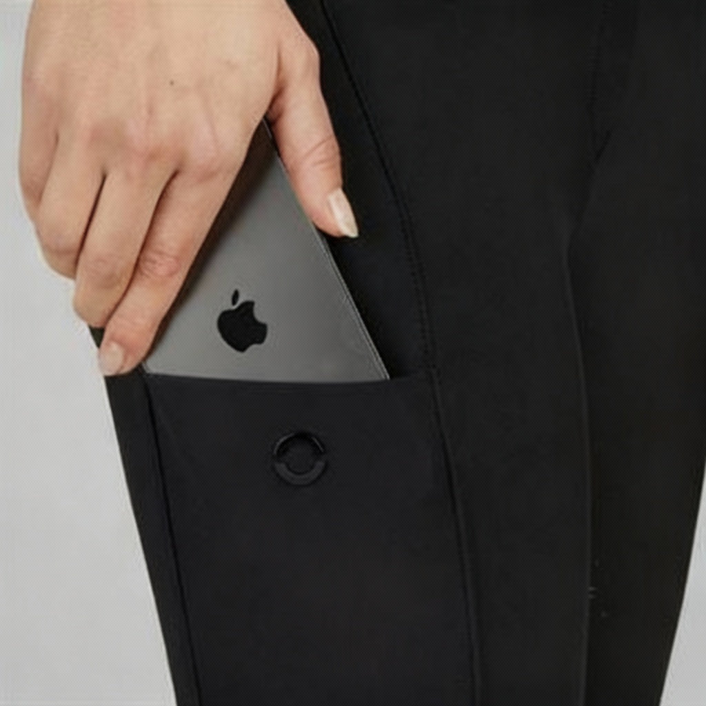 Pikeur Laure Ridebukser m. Fuldgrip - Sort