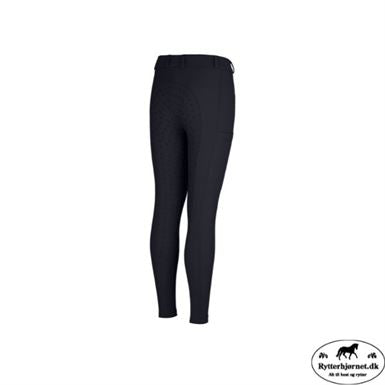 Pikeur New Braddy Junior Ridebukser m. Fuldgrip - Sort