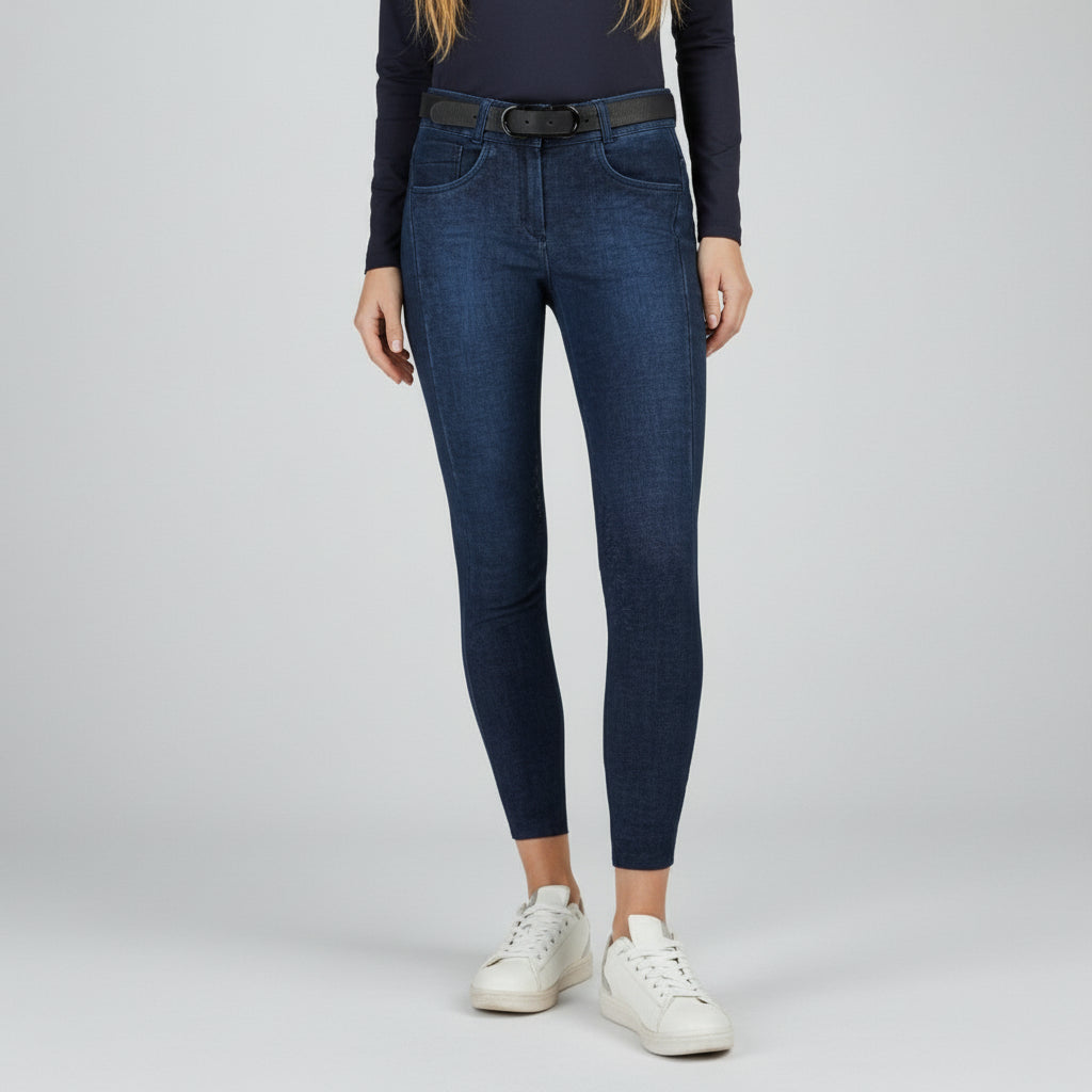 Pikeur Brinja Fuldgrip Ridebukser - Denim