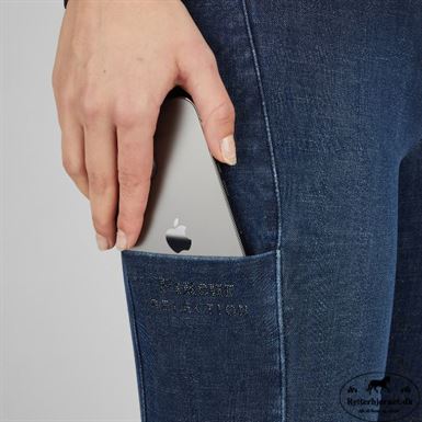 Pikeur Brinja Fuldgrip Ridebukser - Denim