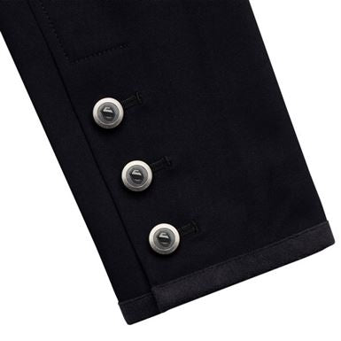 Samshield Frac Dressurkjole m. Crystal Fabric Swarovski - Sort