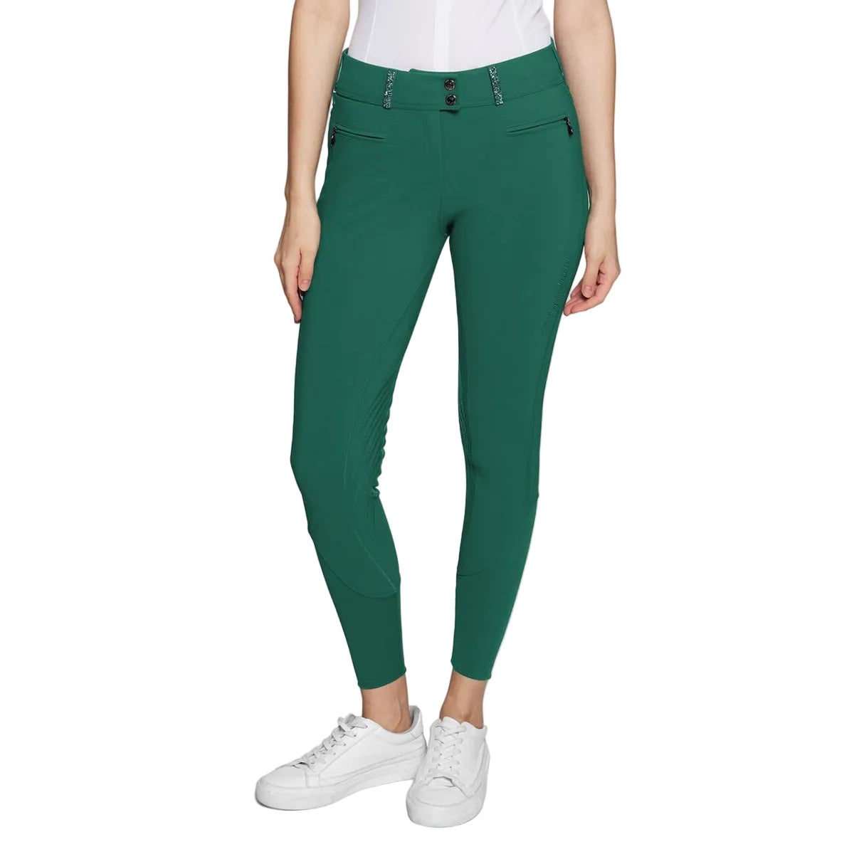 Samshield Clara Premium Ridebukser M. Fuldgrip - Shamrock