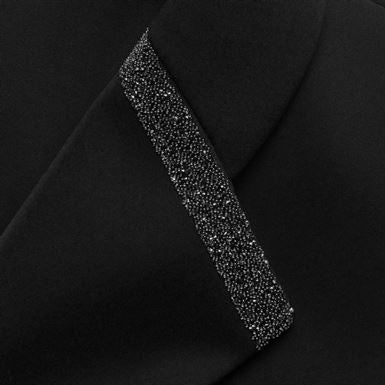 Samshield Frac Dressurkjole m. Crystal Fabric Swarovski - Sort