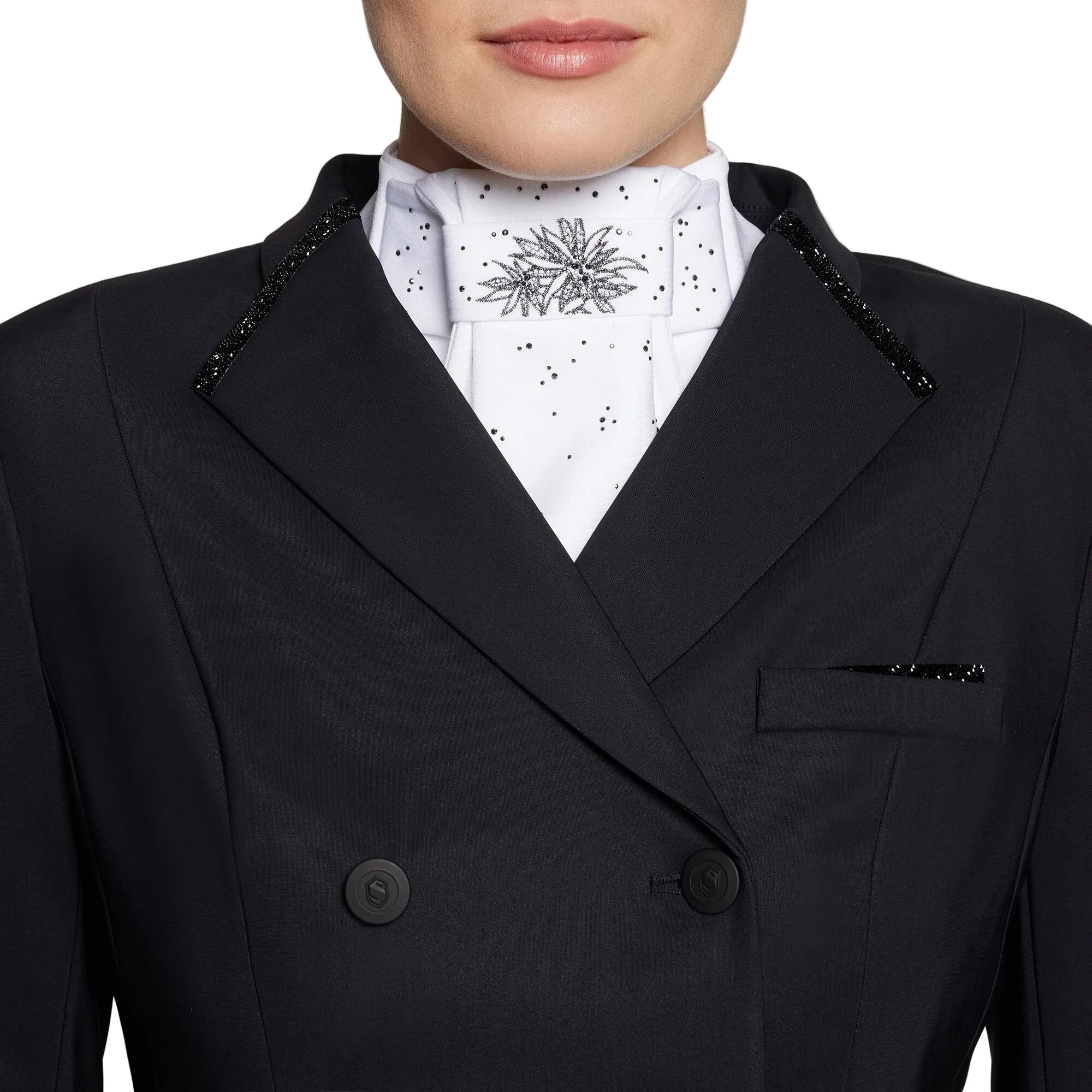 Samshield Plastron Spring Flower - Hvid/Black Chrome