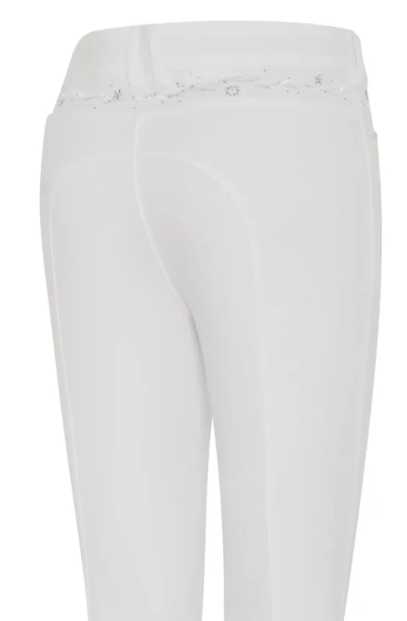 Samshield Jully Flower Jewellery Ridebukser m.Fuldgrip - Hvid