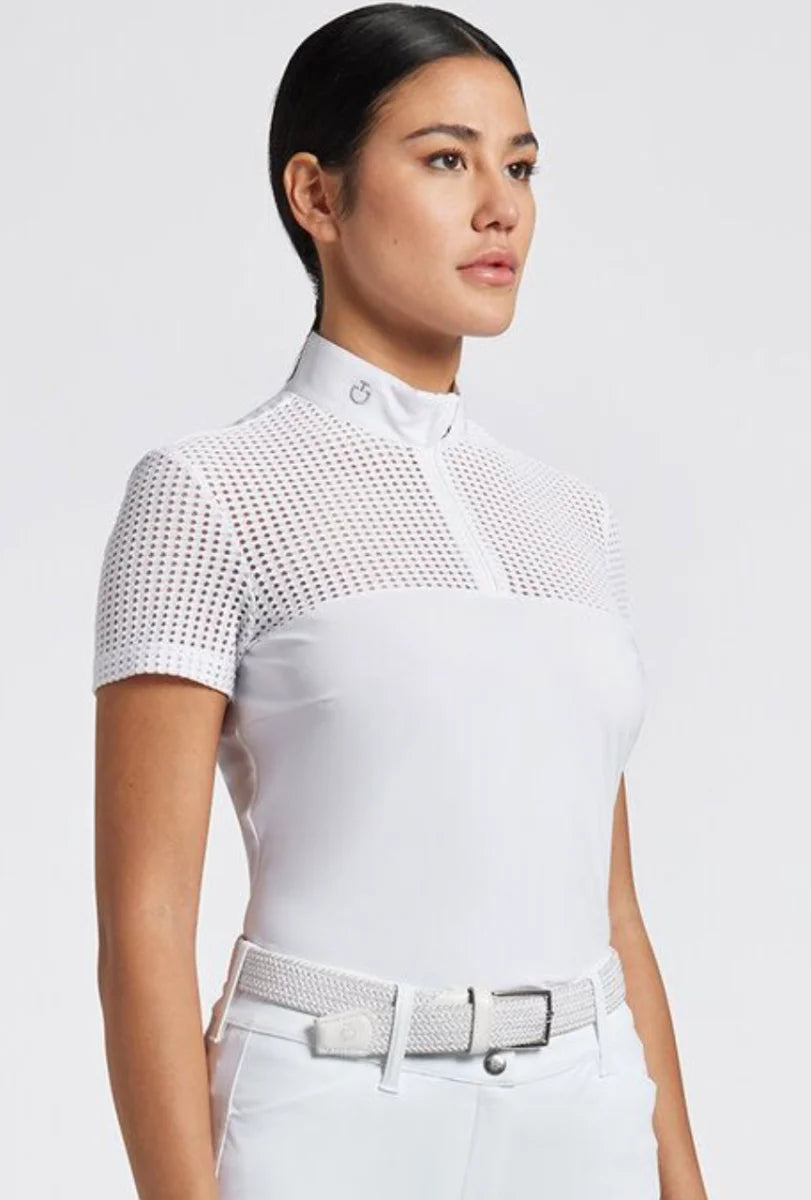 Cavalleria Toscana Perforated Jacquard Shirt - Hvid