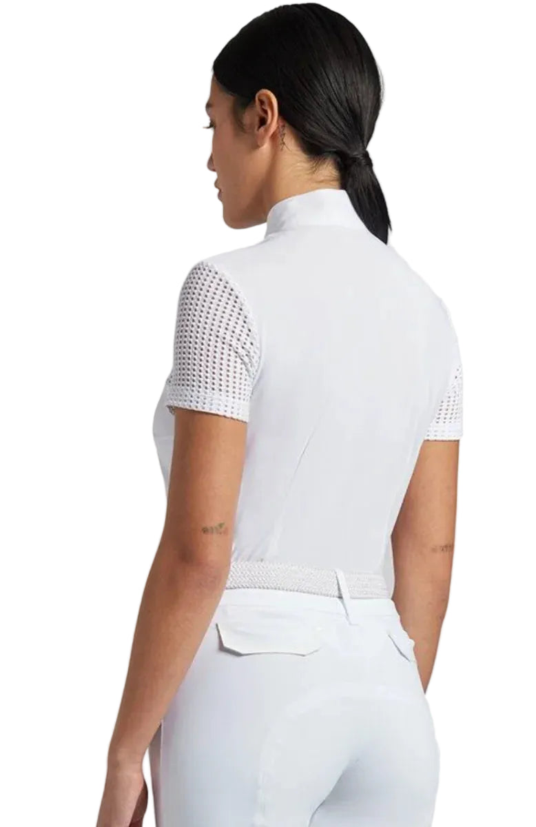 Cavalleria Toscana Perforated Jacquard Shirt - Hvid