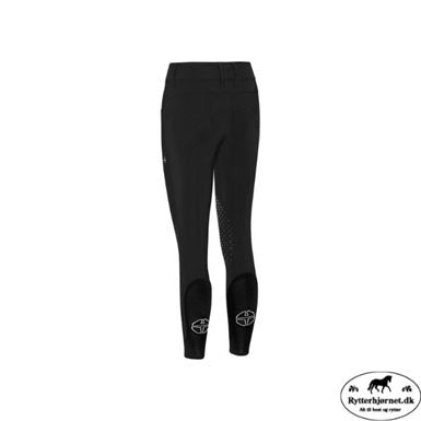 Trolle Projects Athl High Waist Ridebukser m. knægrip - Sort
