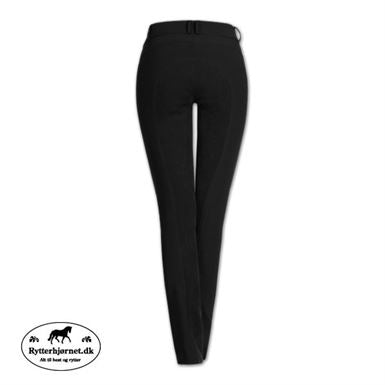 Jonka Thermo Jodhpurridebukser m. Fuldskind - Sort