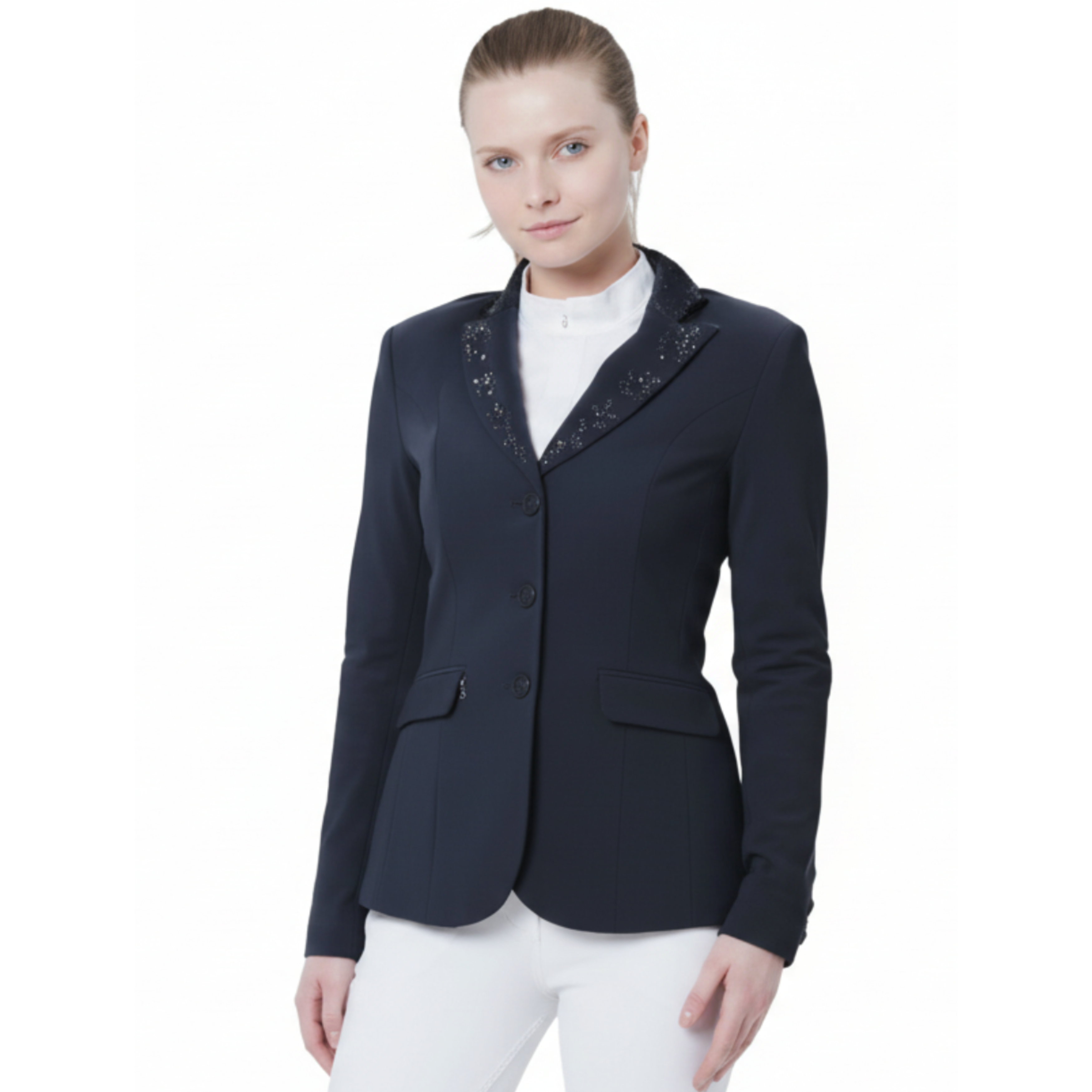 Samshield Louisa Crystal Leaf Stævnejakke - Navy