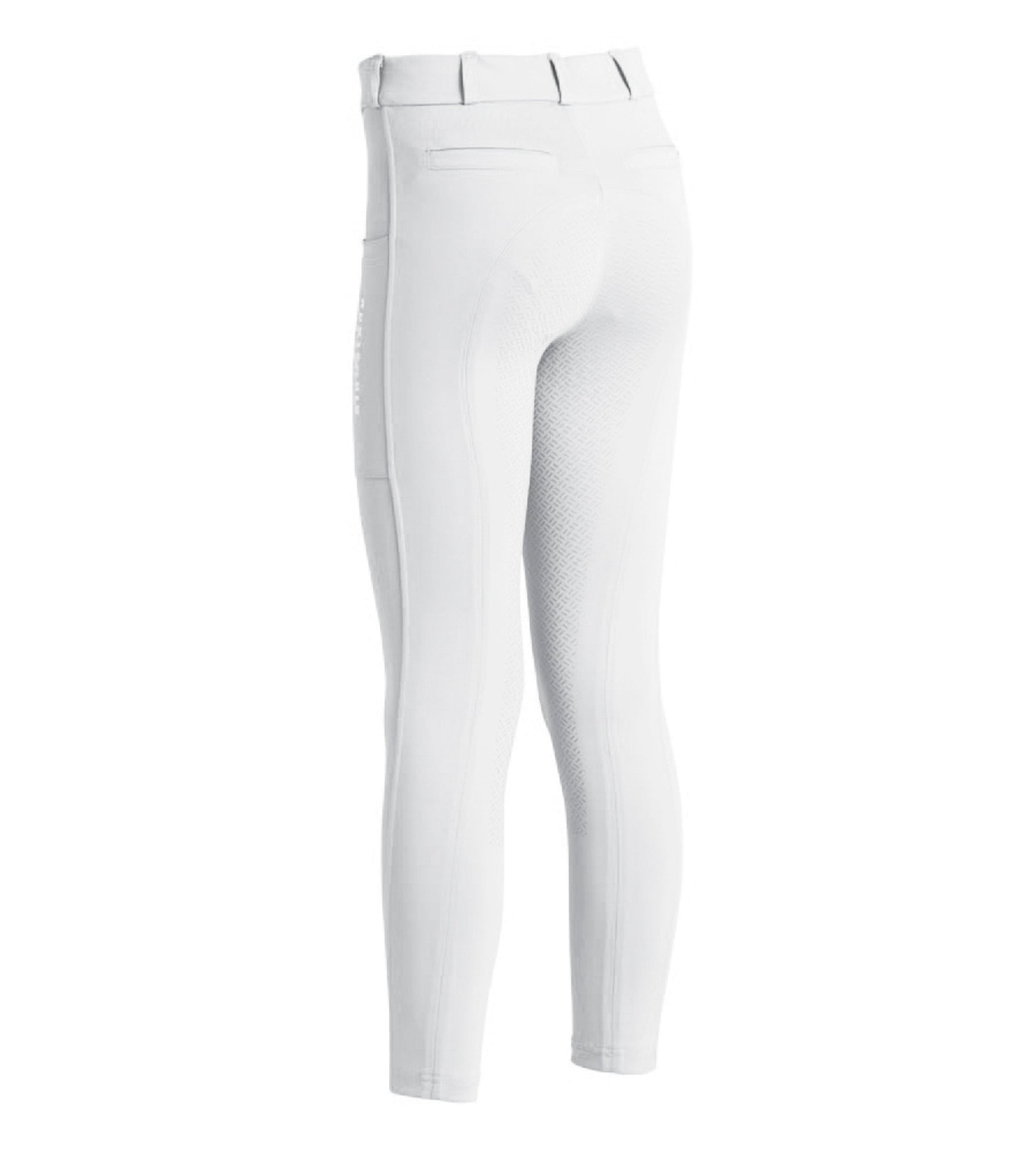 Kingsland Kaysa Ridebukser M. Fuldgrip Til Børn -Hvid