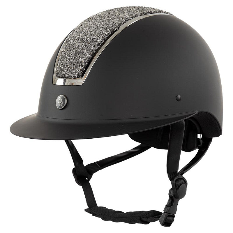 BR Omega Glamourous Ridehjelm M. Bred Skygge - Sort