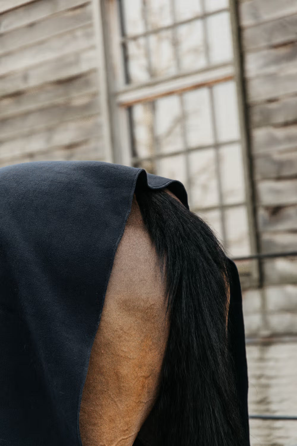 Kentucky Fleece Square Dækken - Sort