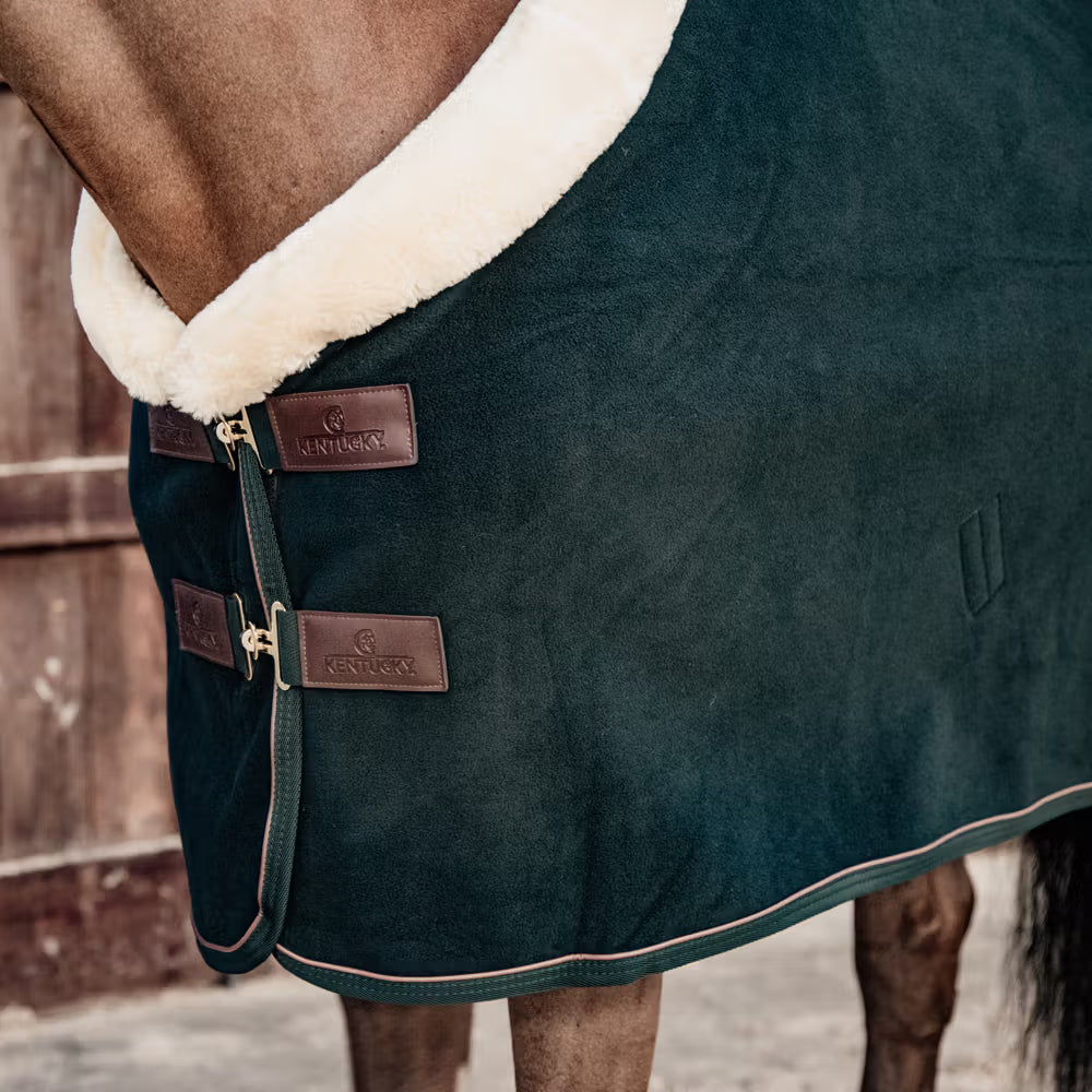 Kentucky Heavy Show Fleecedækken - Pine Green