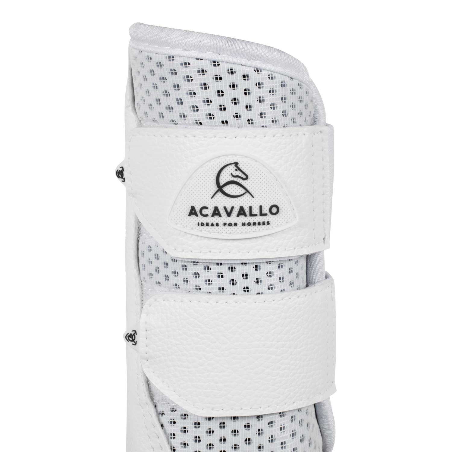 Acavallo Perforeret Neopren Gamache Forben - Hvid