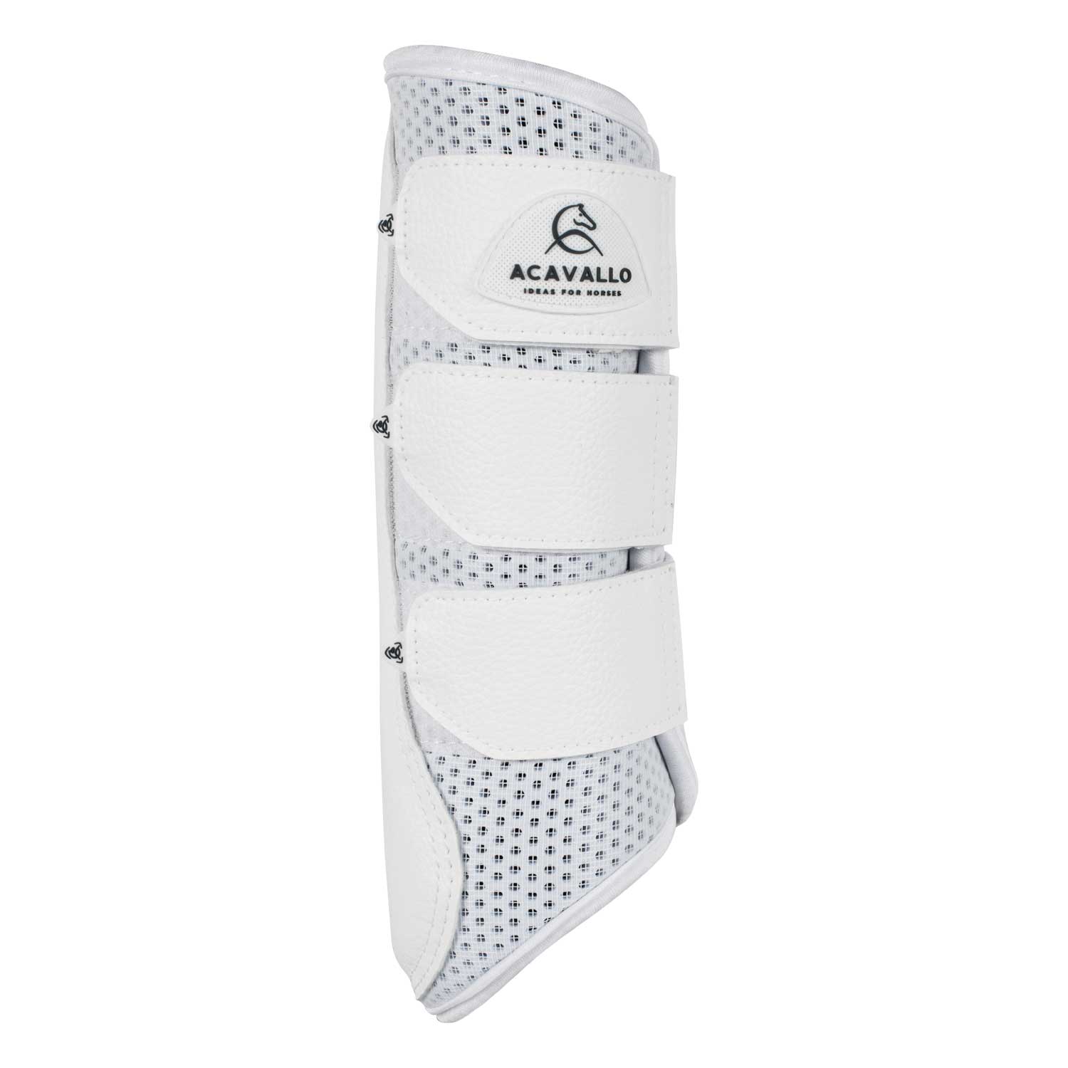 Acavallo Perforeret Neopren Gamache Bagben - Hvid