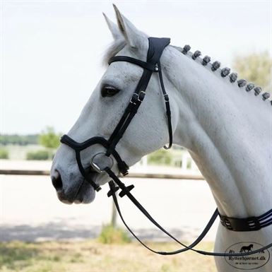 Antares Precision Trense M. Y- Næsebånd - Sort