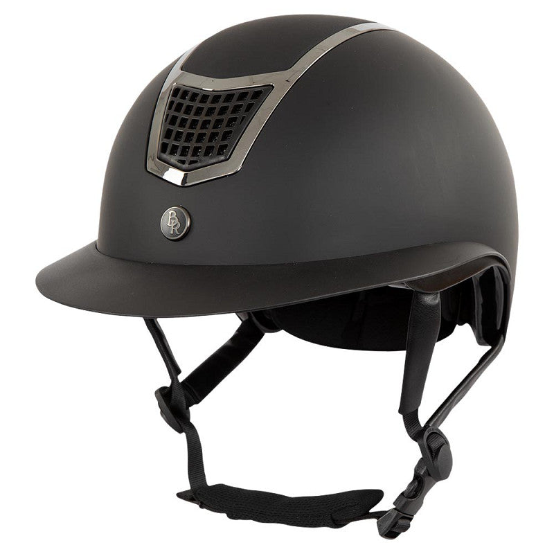 BR Lambda Plus Ridehjelm M. Bred Skygge - Sort/Gunmetal