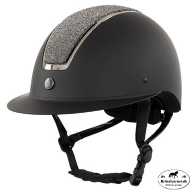 BR Omega Glamourous Ridehjelm M. Bred Skygge - Sort