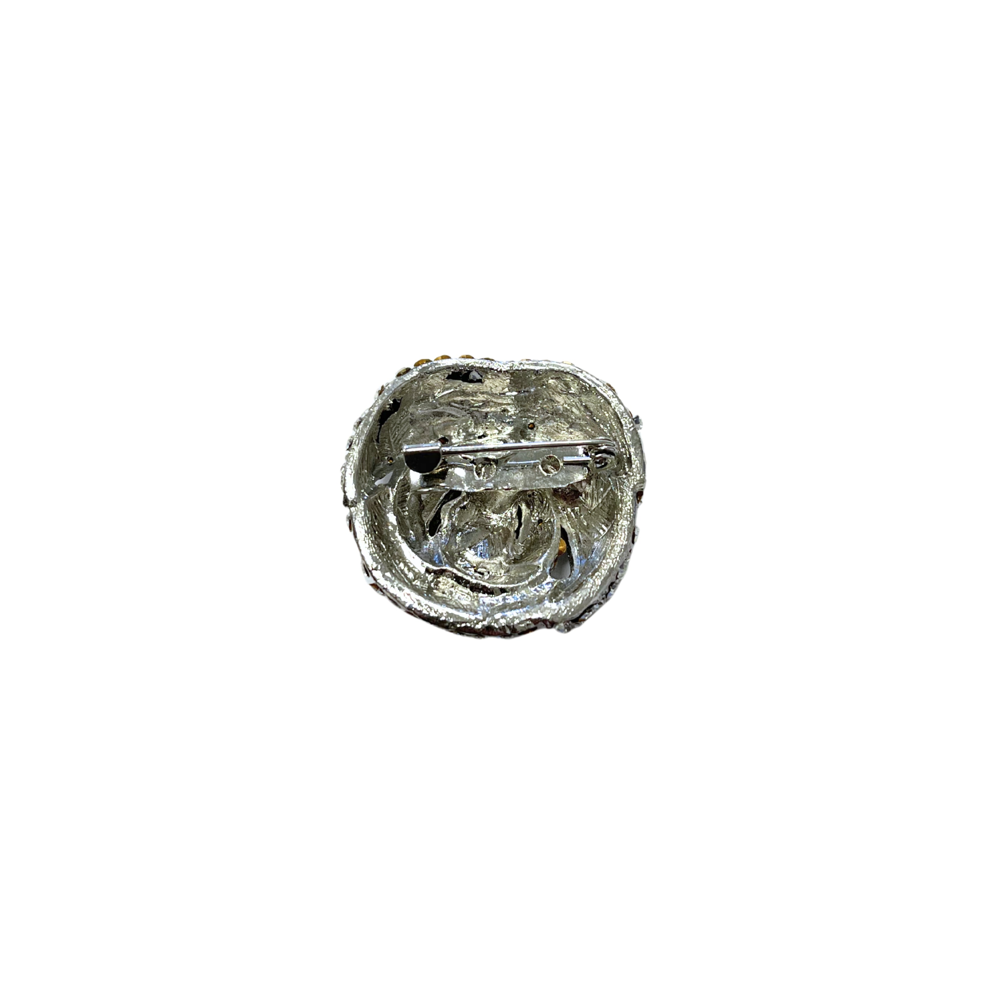 Broche m. Krystaller