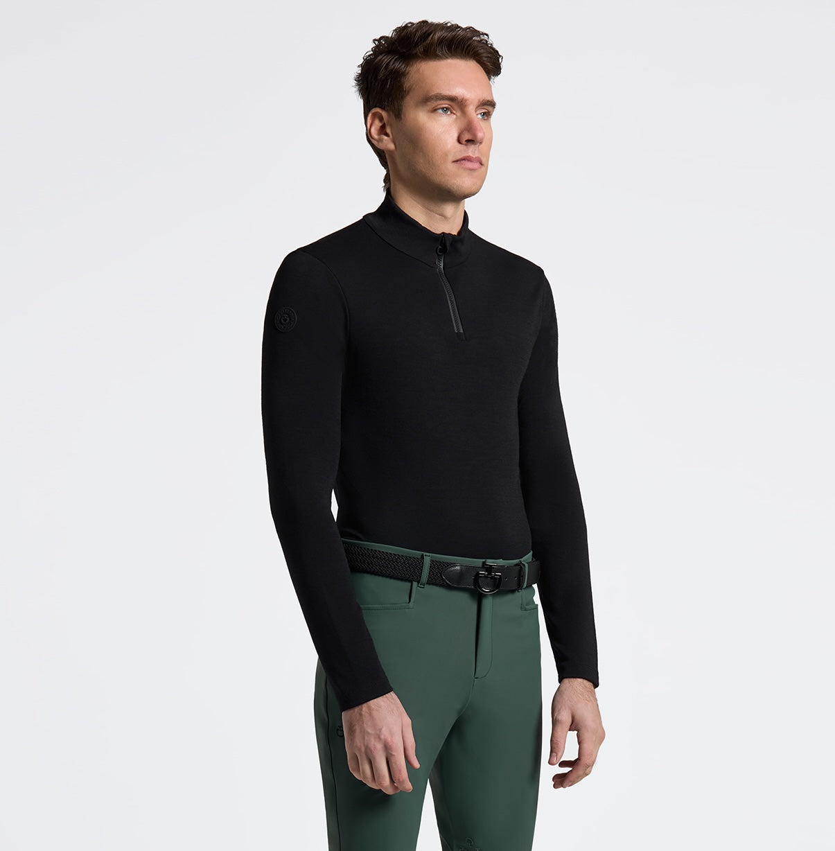 Cavalleria Toscana 1/2 Zip Tech Uld Træningsbluse