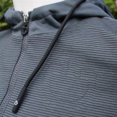 Cavalleria Toscana 3D Print Hooded Zip Sweatshirt - Dark Grey