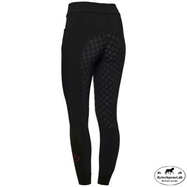 Cavalleria Toscana American FuldGrip Vinter Ridebukser - Sort