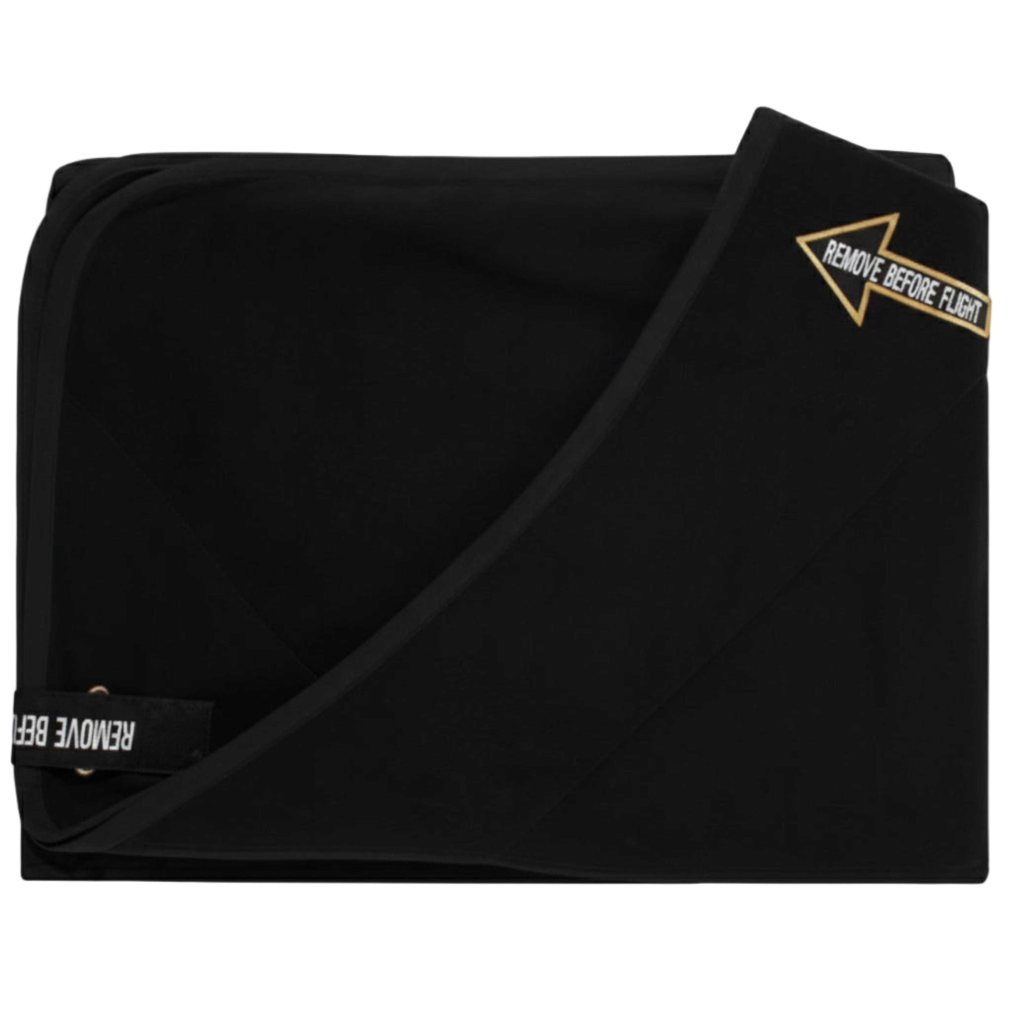 Cavalleria Toscana Air Fleecetæppe - Sort/Guld