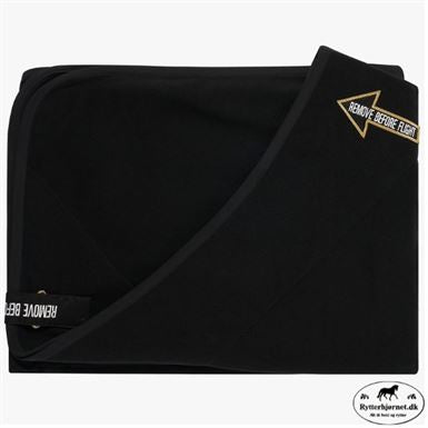 Cavalleria Toscana Air Fleecetæppe - Sort/Guld