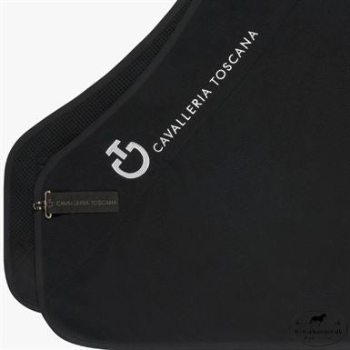 Cavalleria Toscana Logo Fleecetæppe - Sort