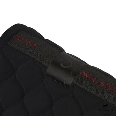 Cavalleria Toscana Circular Quilted Dressurunderlag - Sort