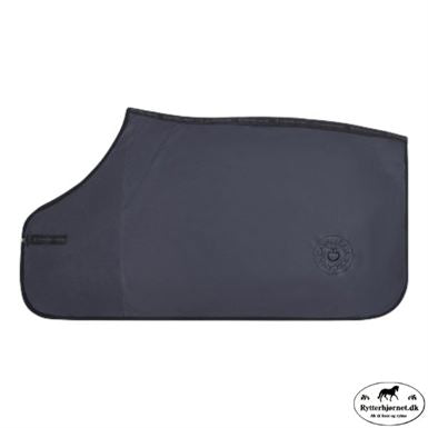 Cavalleria Toscana Double Orbit Fleece Dækken - Anthracite Grey/ Sort