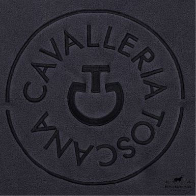 Cavalleria Toscana Double Orbit Fleece Dækken - Anthracite Grey/ Sort