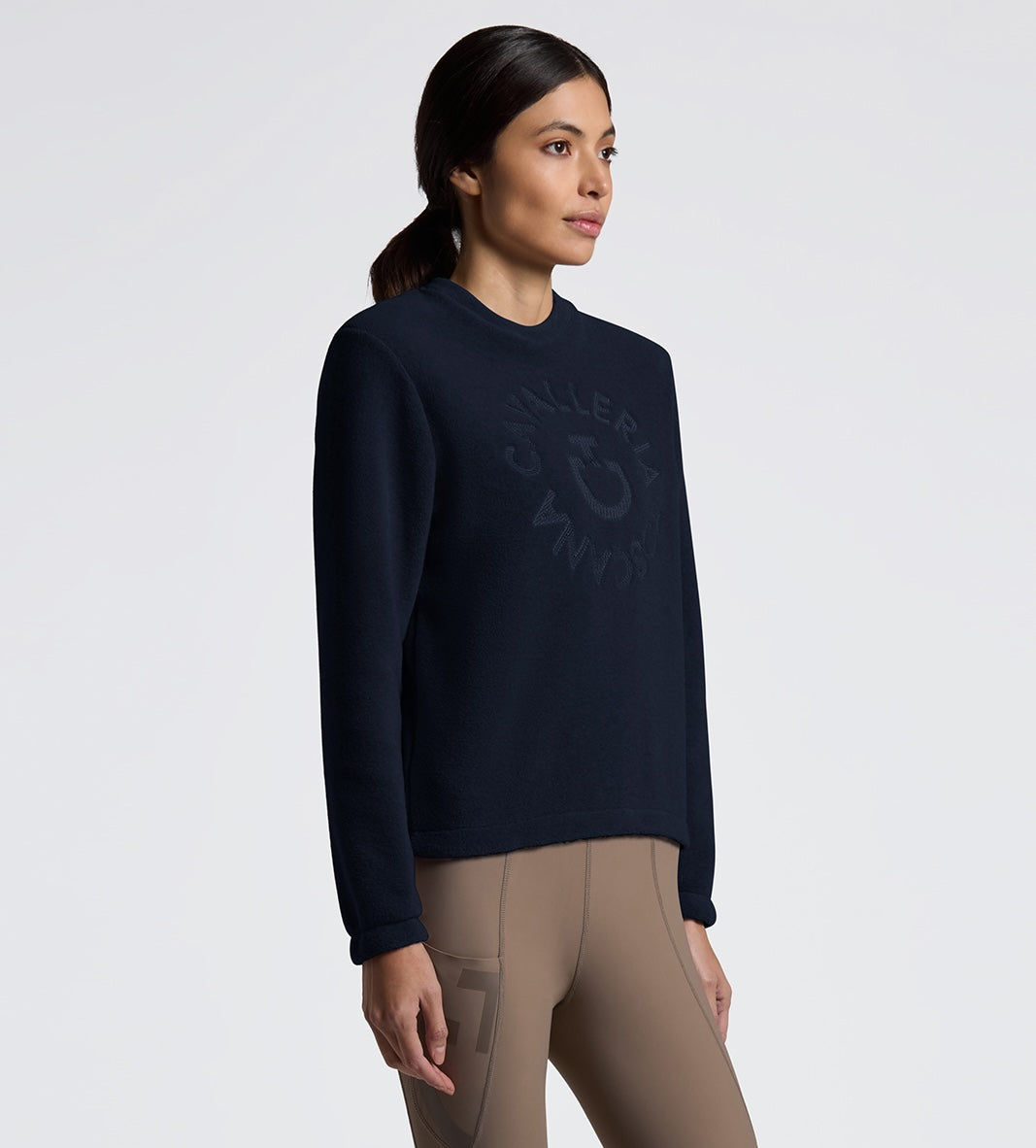 Cavalleria Toscana Fleece Crew Neck Sweater