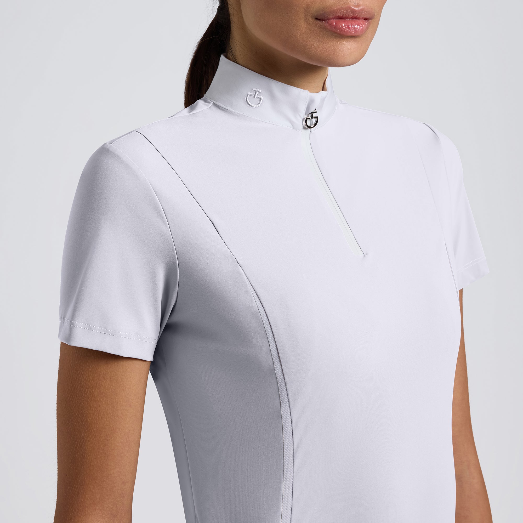 Cavalleria Toscana Insert Mesh Stævnebluse