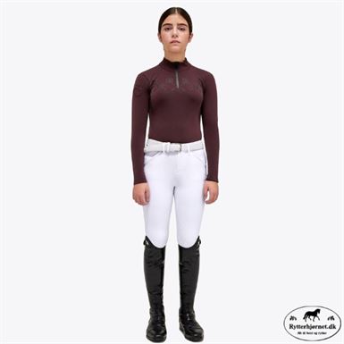 Cavalleria Toscana Mini Orbit Jersey Turtleneck Til Børn - Plum
