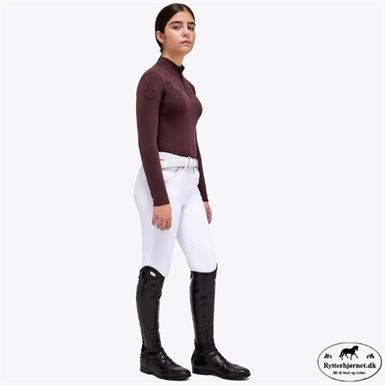 Cavalleria Toscana Mini Orbit Jersey Turtleneck Til Børn - Plum