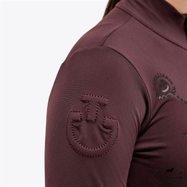 Cavalleria Toscana Mini Orbit Jersey Turtleneck Til Børn - Plum