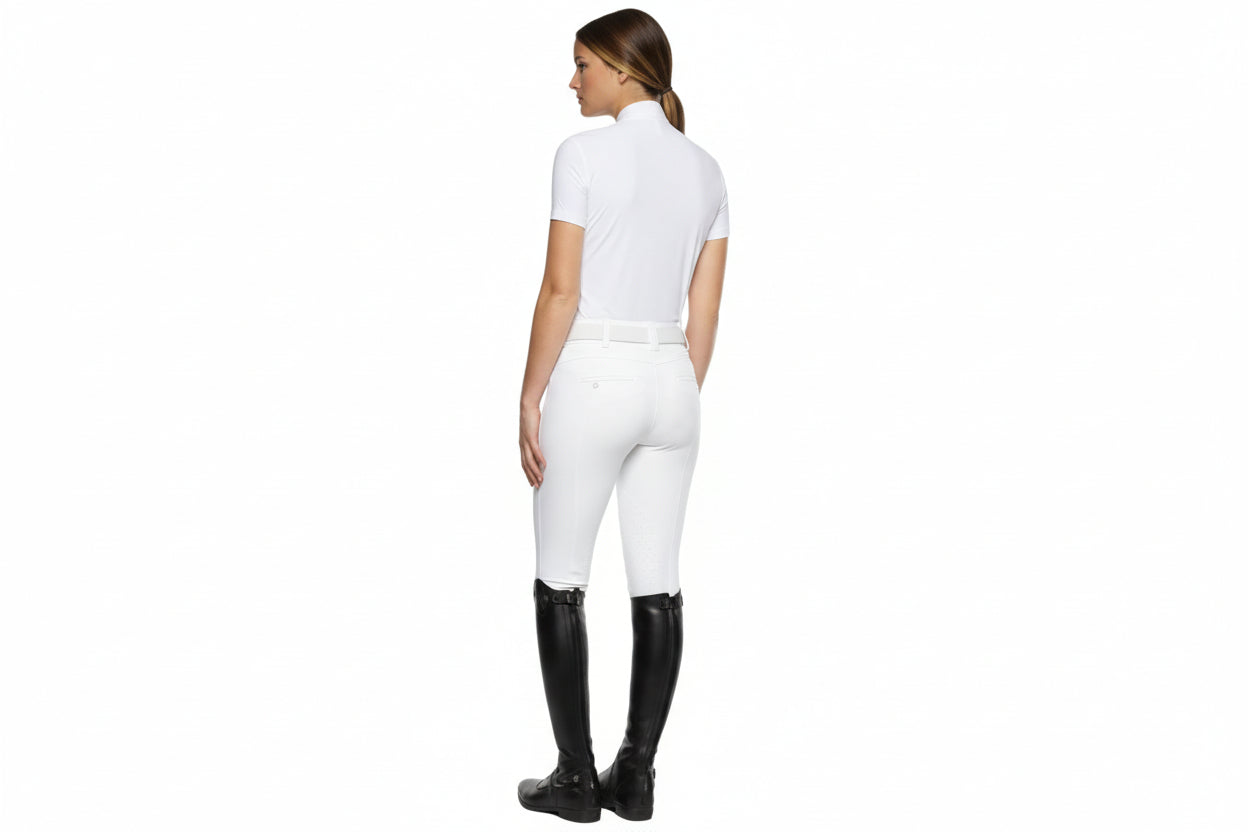 Cavalleria Toscana Jersey S/S Stævnepolo FW22 - Hvid