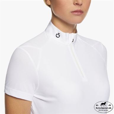 Cavalleria Toscana Jersey S/S Stævnepolo FW22 - Hvid