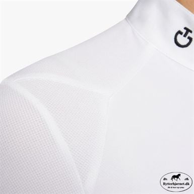 Cavalleria Toscana Jersey S/S Stævnepolo FW22 - Hvid