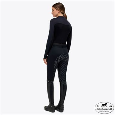 Cavalleria Toscana Orbit Tech Uld Zip Turtleneck - Sort