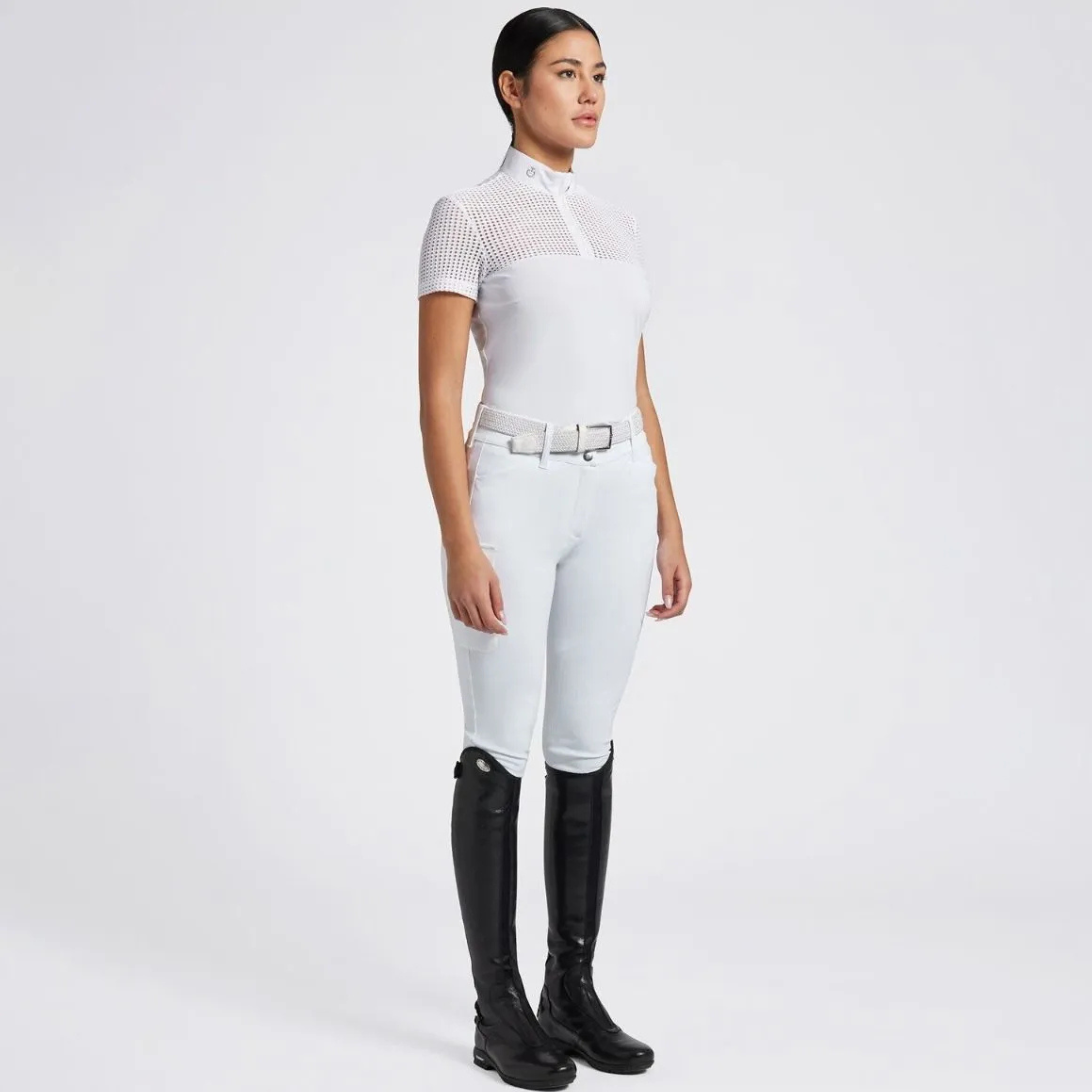 Cavalleria Toscana Perforated Jacquard Shirt - Hvid