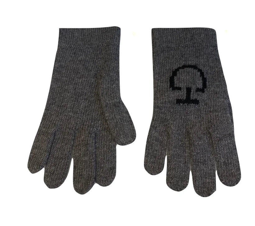 Cavalleria Toscana Uld Strikhandsker - Grå