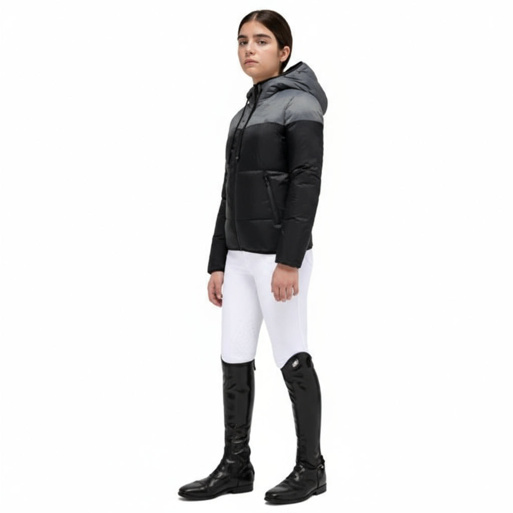 Cavalleria Toscana Junior Nylon Pufferjakke - Sort/Grå