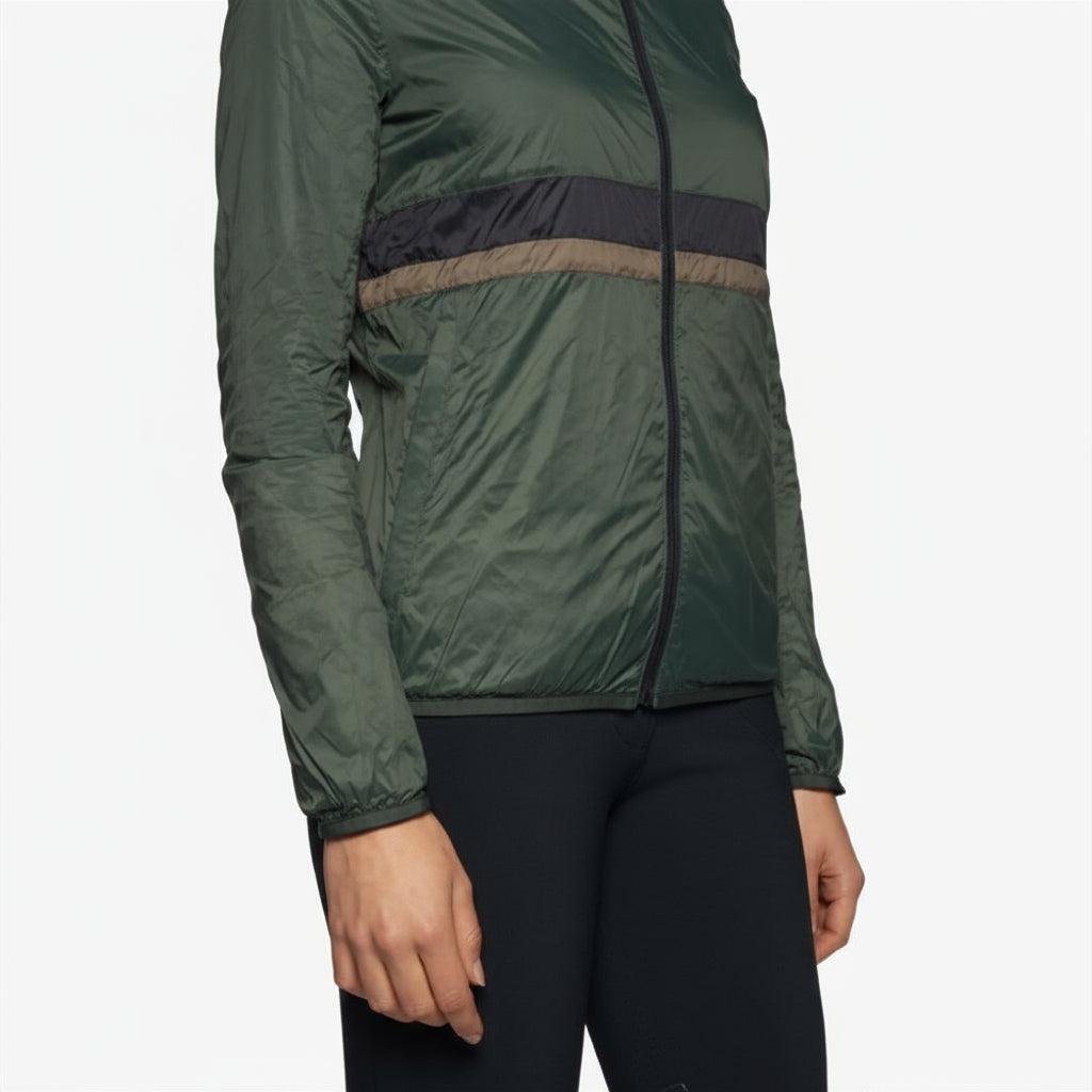 Cavalleria Toscana Vendbar Reversible Letvægtsjakke - Navy/Grøn