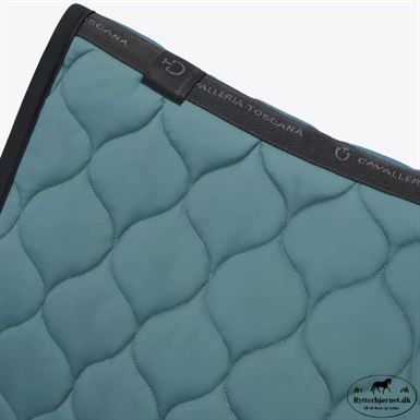 Cavalleria Toscana New Circular Dressurunderlag - Petrol / Sort