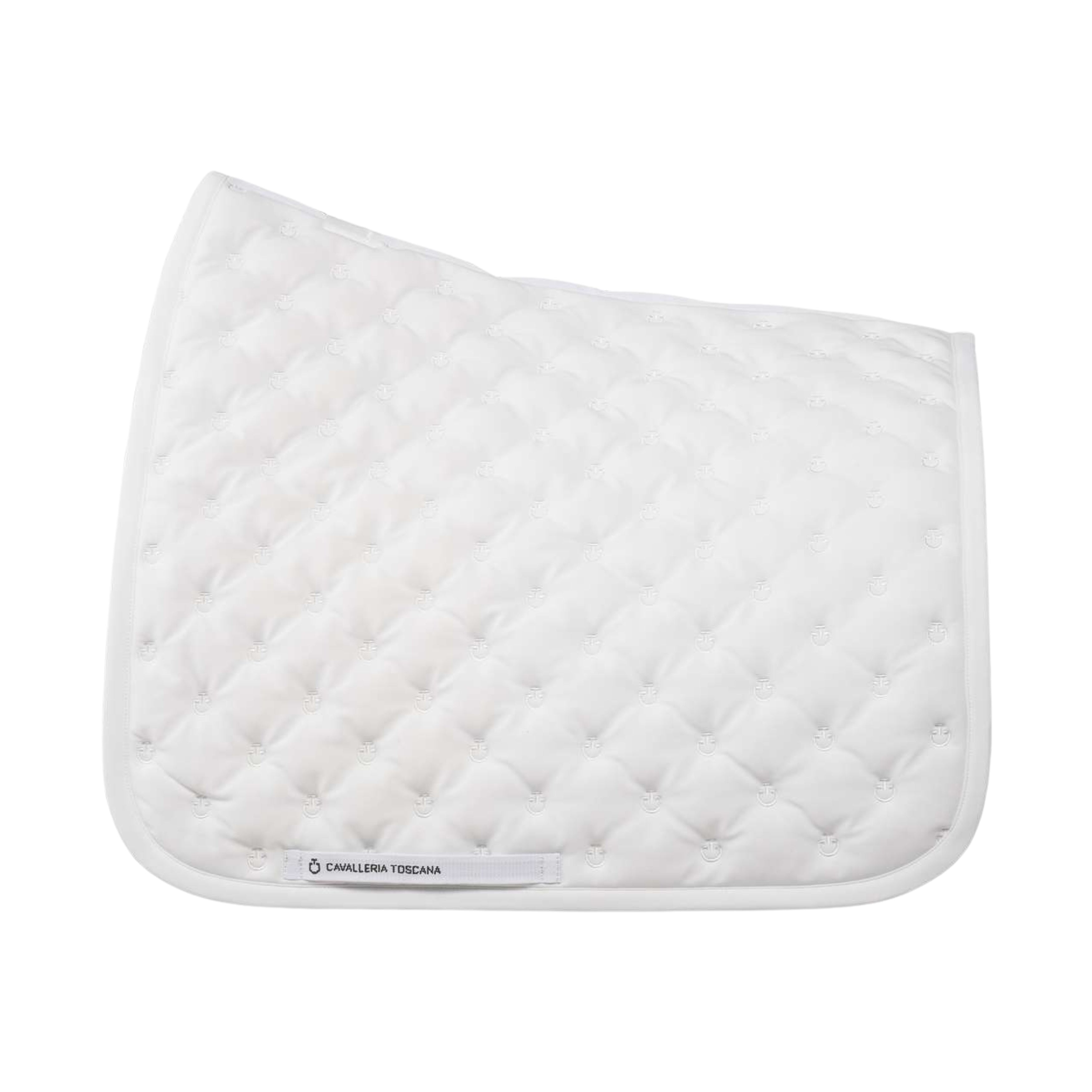 Cavalleria Toscana All-Over Embroidery Dressurunderlag - Hvid