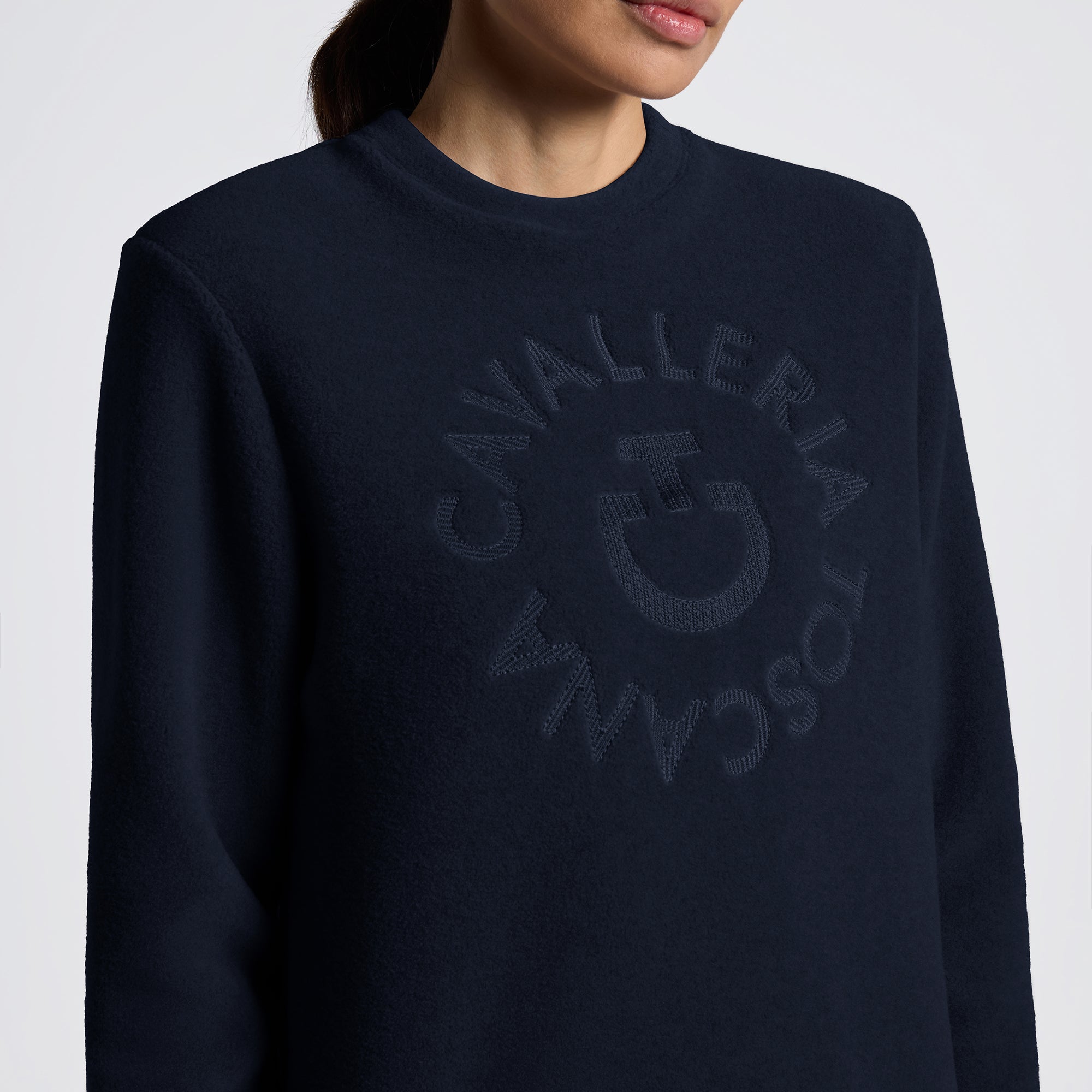 Cavalleria Toscana Fleece Crew Neck Sweater
