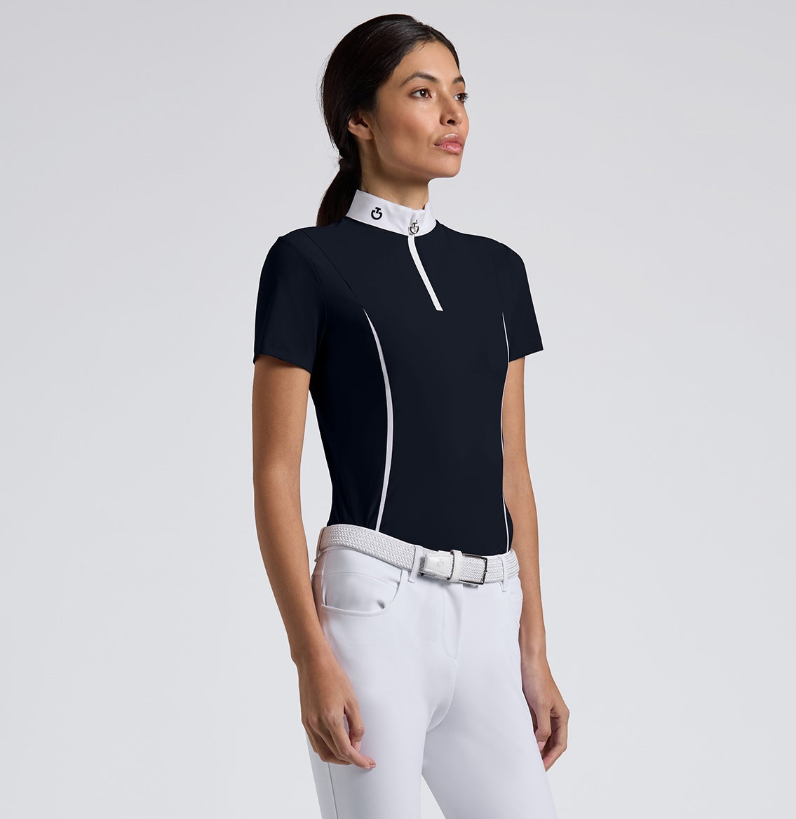 Cavalleria Toscana Insert Mesh Stævnebluse